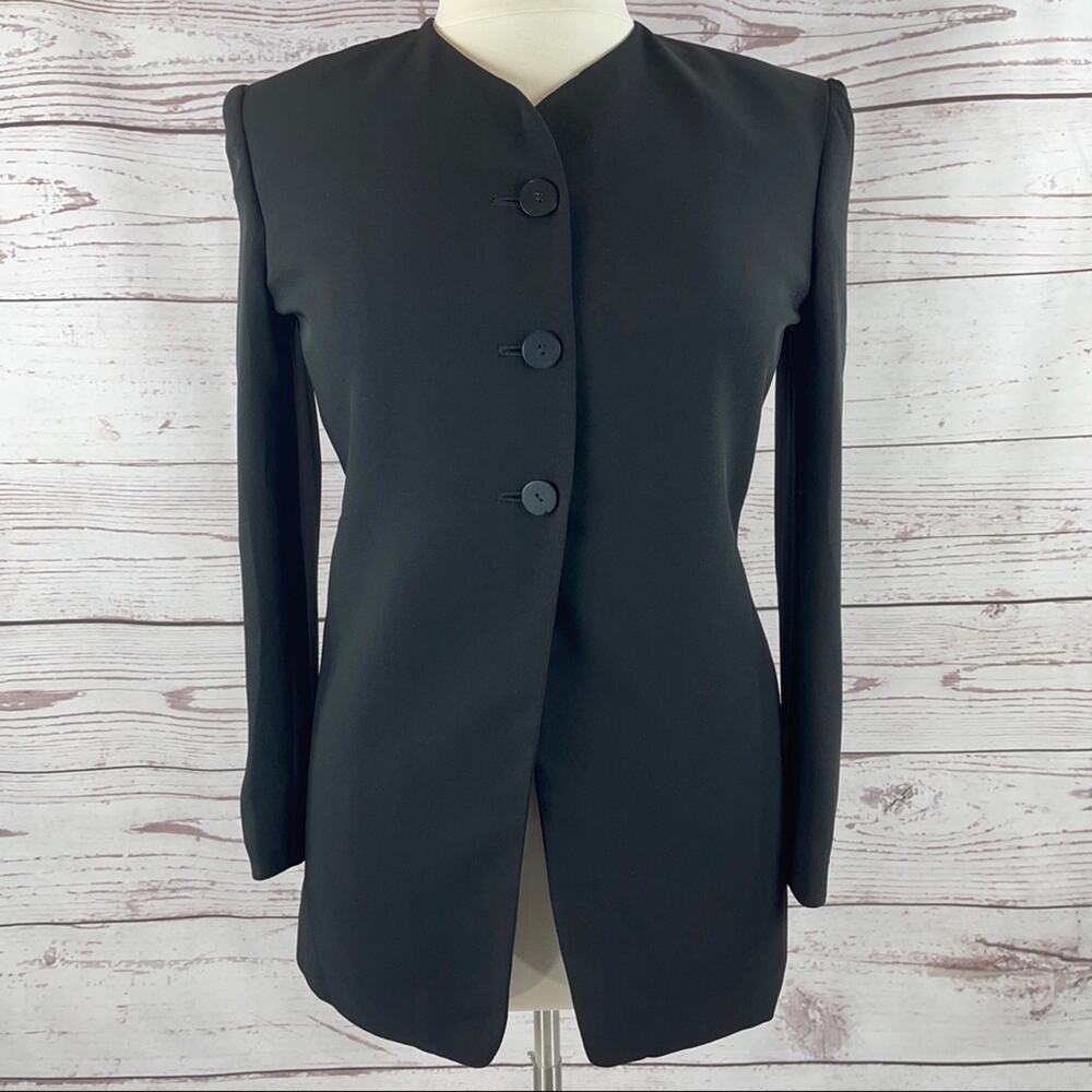 Rene Rowan for Seville black jacket classic and classy